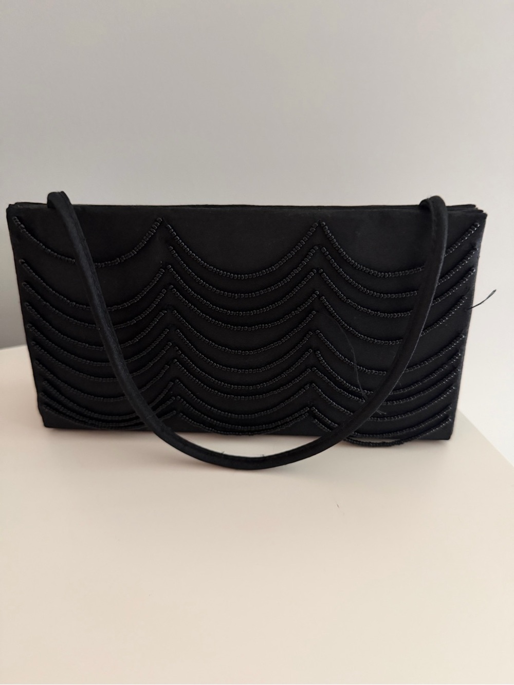 Victoria’s Secret Black Beaded Evening Clutch